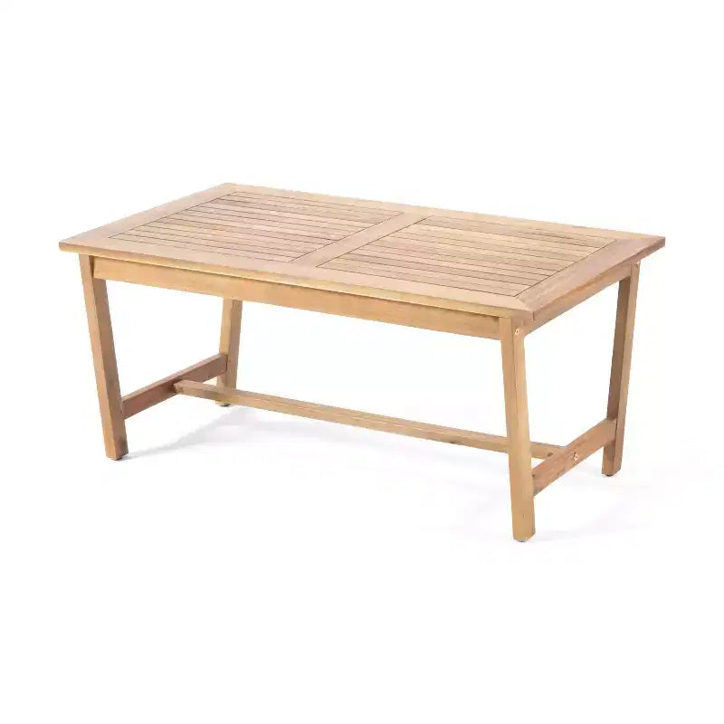 Ensemble de conversation en 8 pièces en bois d'acacia Panama avec table basse : Salon de jardin – Christopher Knight Home
