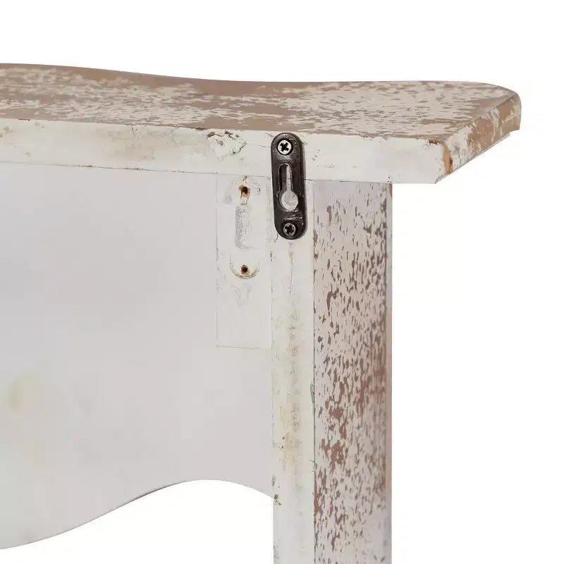 28" x 9" Rustic Fir Wood Wall Shelf Vintage Decor No Hooks Fully Assembled