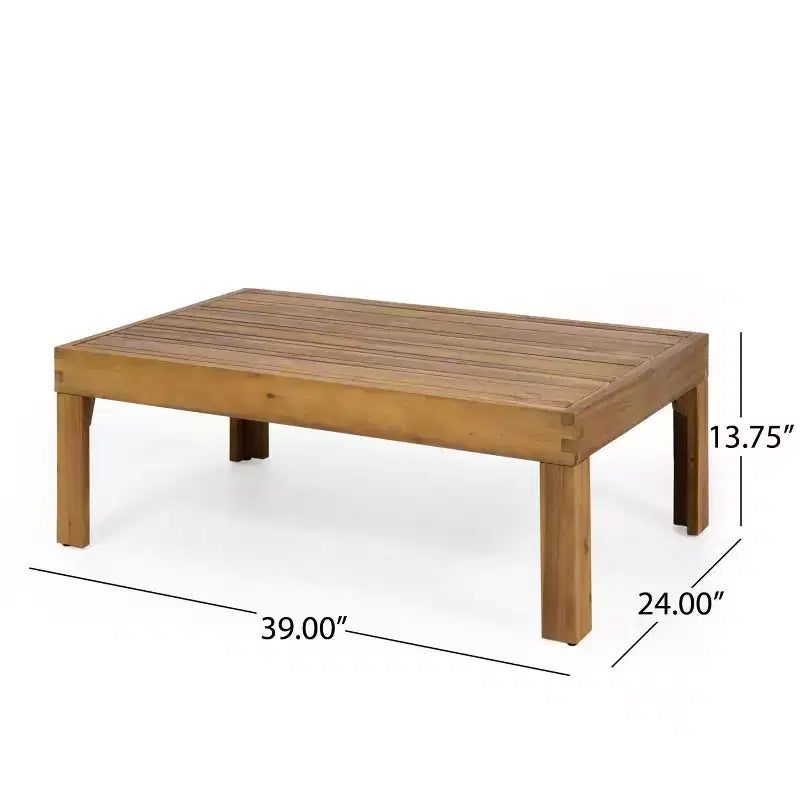 Christopher Knight Home Allegra Ensemble de discussion 4 places en bois d'acacia et osier d'extérieur avec coussins
