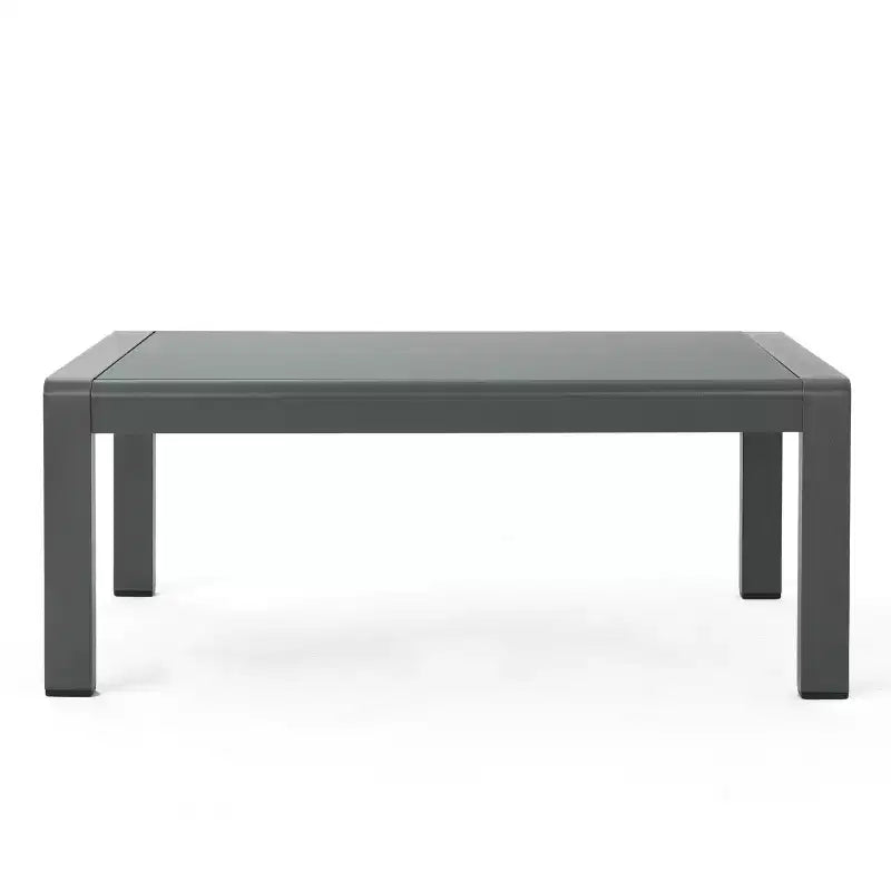 GDFStudio Crested Bay Salon de jardin 8 places en aluminium avec coussins