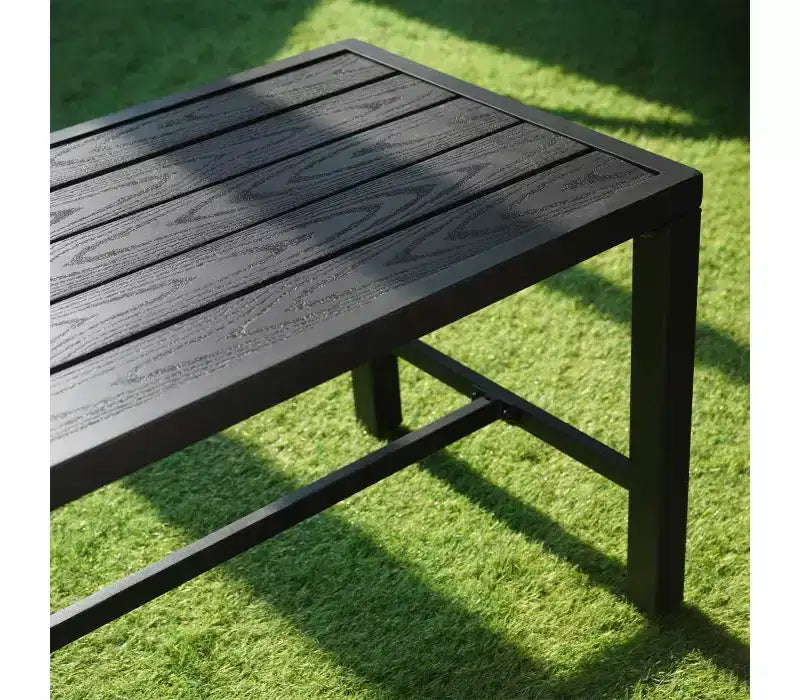 Ensemble de mobilier de patio en métal Bestier 4 pièces, ensembles de conversation de patio en rotin extérieur avec coussins doux pour jardin, cour, porche, bord de piscine