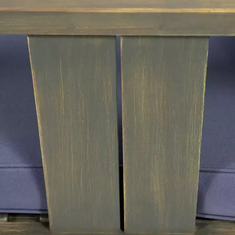 Christopher Knight Home Ted – Ensemble de conversation extérieur 4 pièces en bois d'acacia avec coussins et table basse à lattes