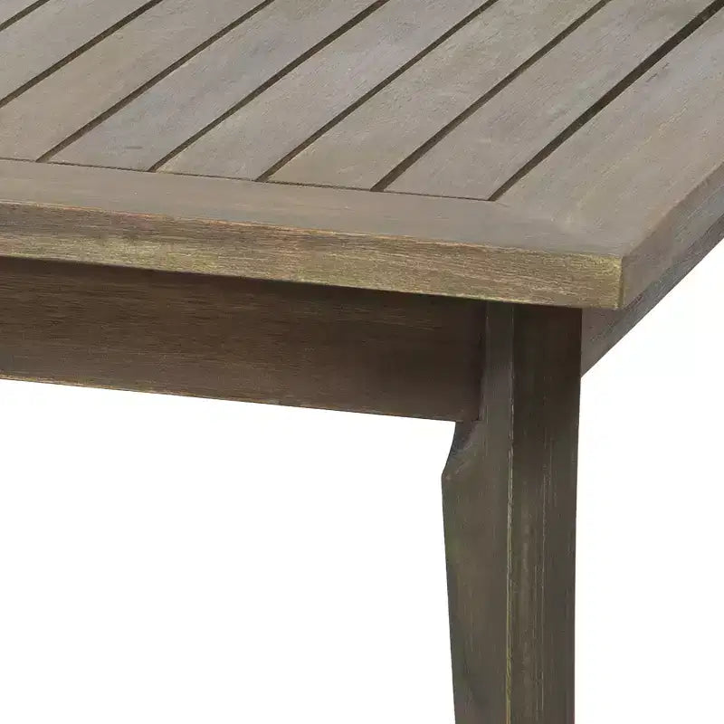 Christopher Knight Home Ted – Ensemble de conversation extérieur 4 pièces en bois d'acacia avec coussins et table basse à lattes
