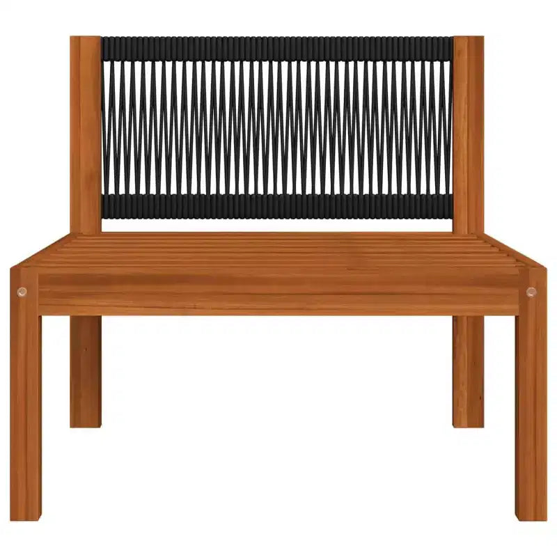 vidaXL Salon de jardin moderne 4 pièces - Crème, bois d'acacia massif avec coussins confortables - Design intemporel pour jardin, terrasse ou salon