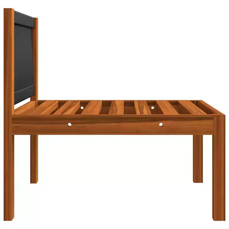 vidaXL Salon de jardin 8 pièces - Bois d'acacia massif avec coussins crème - Résistant aux intempéries, facile à nettoyer - Idéal pour le jardin, le patio et le salon