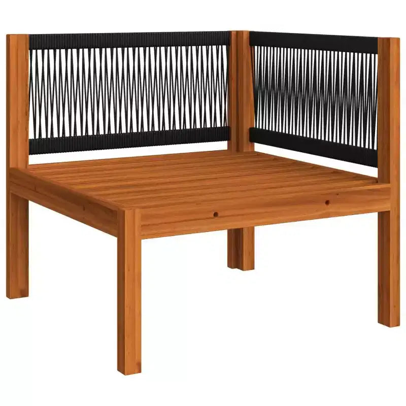 vidaXL Salon de jardin 8 pièces - Bois d'acacia massif avec coussins crème - Résistant aux intempéries, facile à nettoyer - Idéal pour le jardin, le patio et le salon