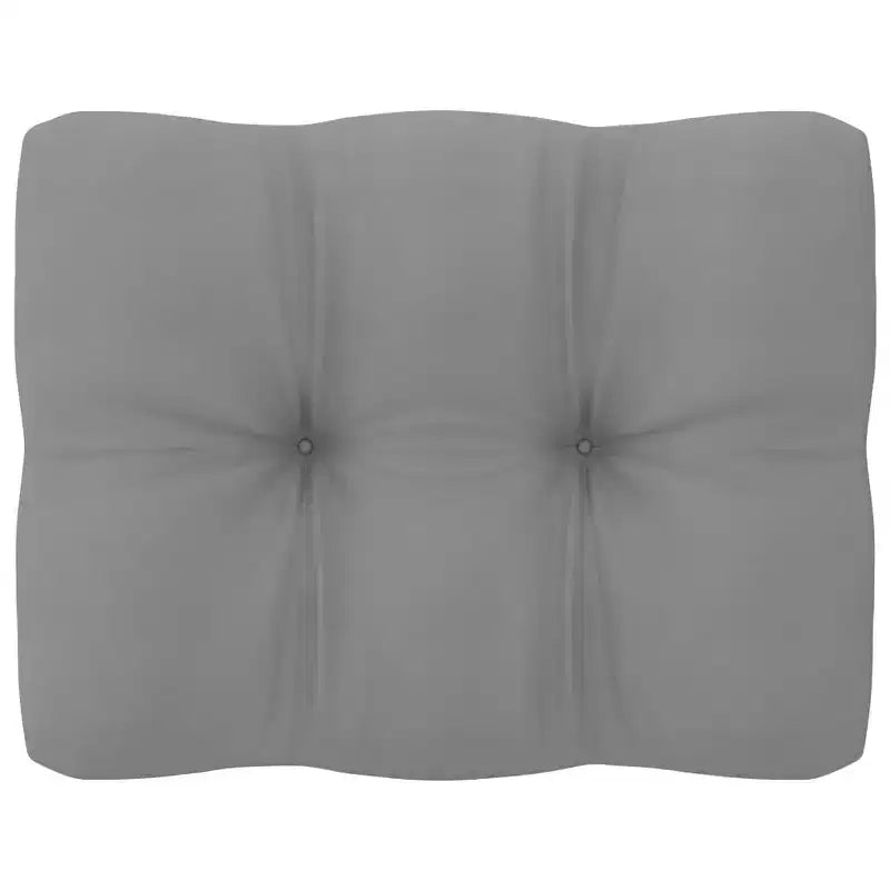vidaXL Salon de jardin 7 pcs avec coussins Bois de pin massif - Naturel, coussin inclus