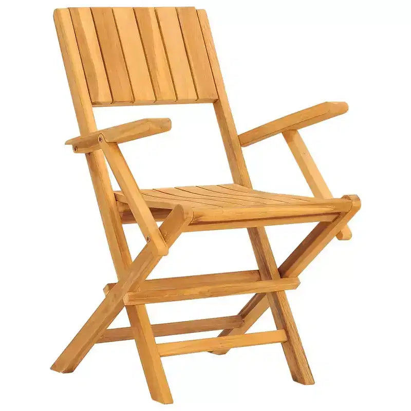 vidaXL Ensemble de salle à manger d'extérieur Table et chaises 5 pièces en bois de teck massif