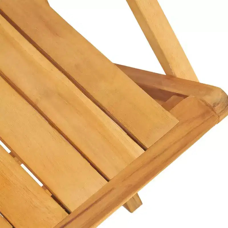 vidaXL Ensemble de salle à manger d'extérieur Table et chaises 5 pièces en bois de teck massif