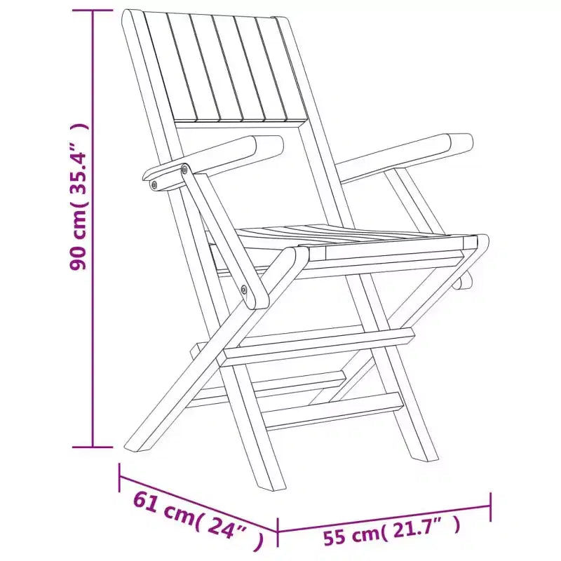 vidaXL Ensemble de salle à manger d'extérieur Table et chaises 5 pièces en bois de teck massif