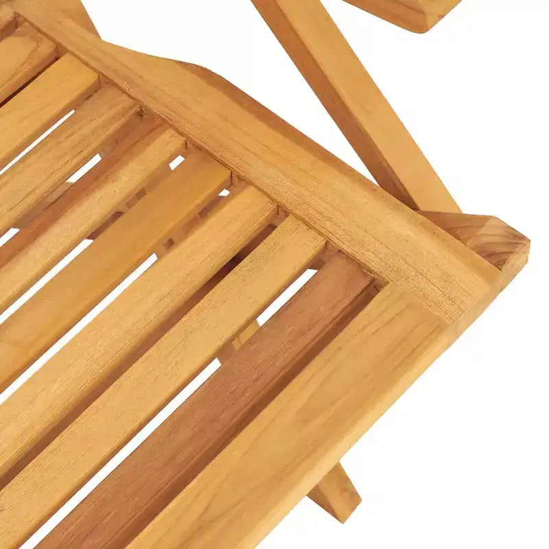 vidaXL Ensemble de salle à manger d'extérieur Table et chaises 5 pièces en bois de teck massif