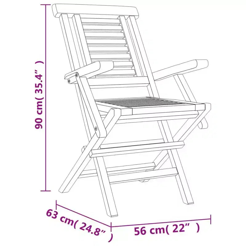 vidaXL Ensemble de salle à manger d'extérieur Table et chaises 5 pièces en bois de teck massif