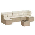 vidaXL Garden Sofa Set Beige