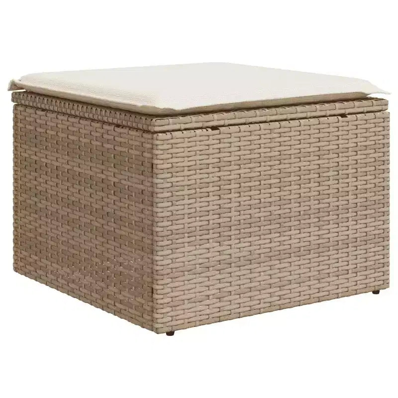vidaXL Salon de jardin beige