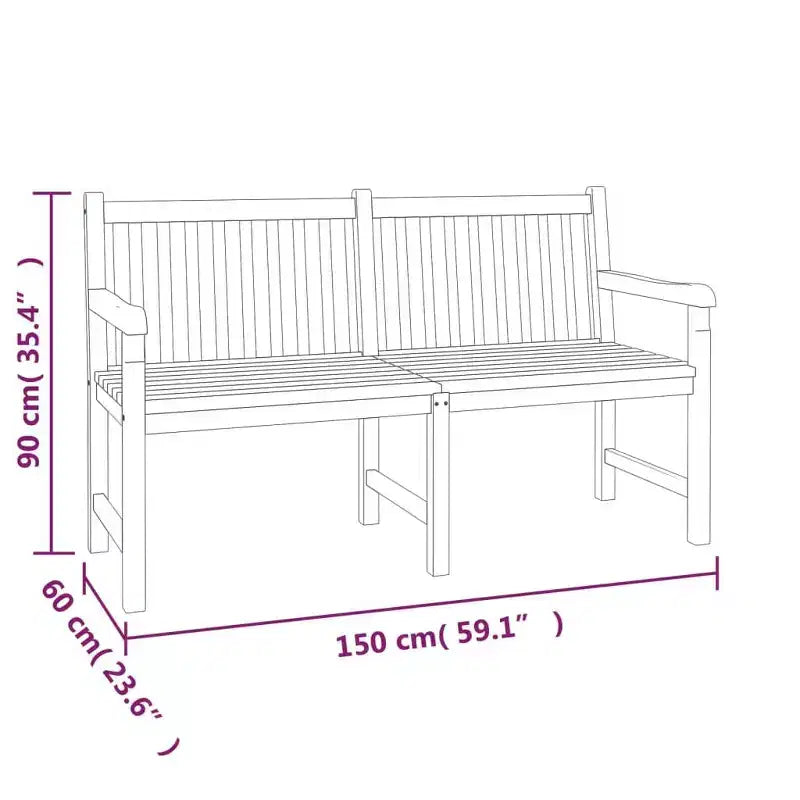 vidaXL Salon de jardin en teck 4 pièces durable
