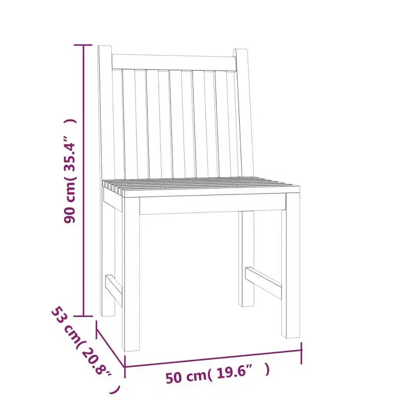 vidaXL Salon de jardin en teck 4 pièces durable