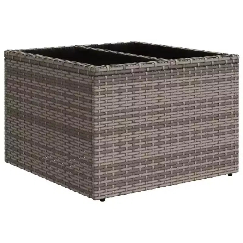 vidaXL Salon de jardin gris, gris foncé