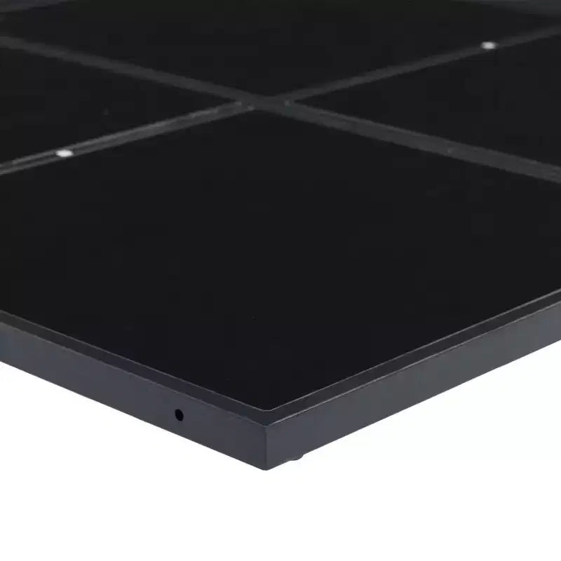 vidaXL Ensemble de salle à manger d'extérieur 9 pièces en résine tressée noire avec coussins, table rectangulaire en verre, chaises pliantes