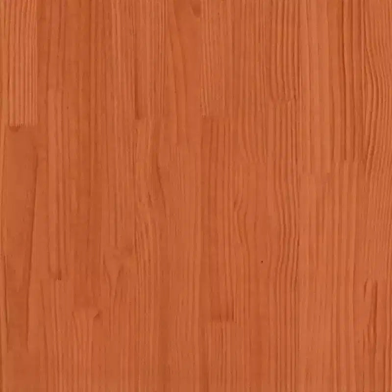 vidaXL Salon de jardin Marron cire Bois de pin massif, Tissu Oxford Grand