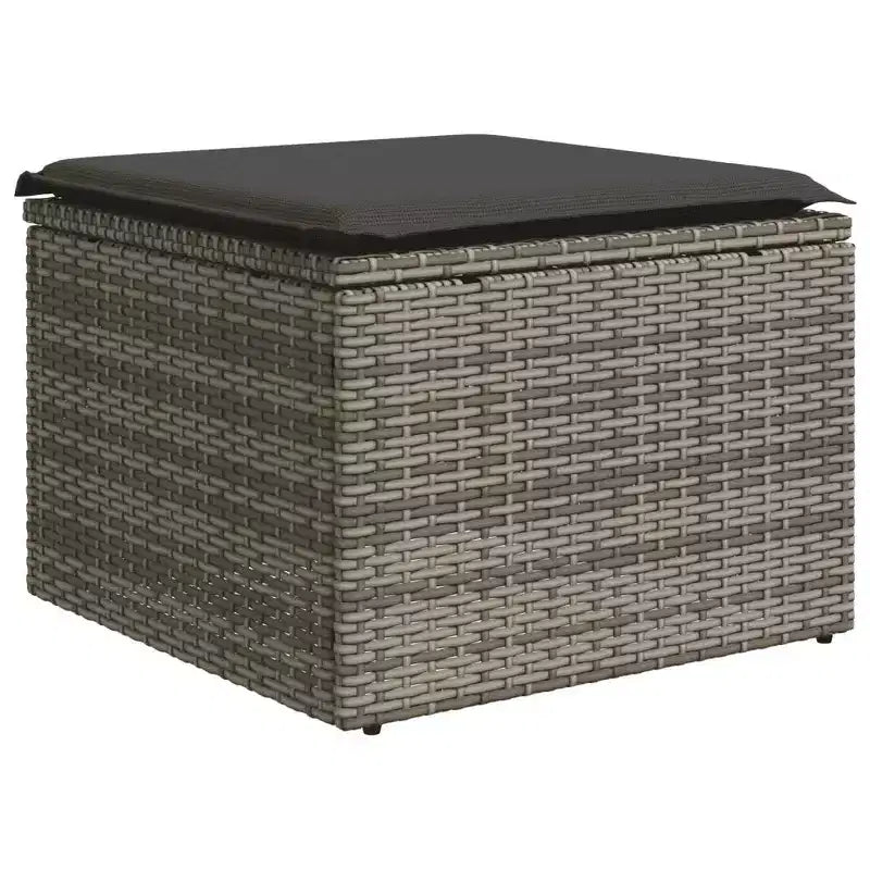 vidaXL Salon de jardin gris