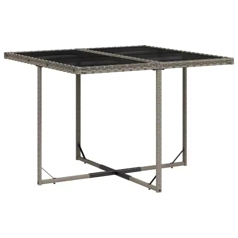 vidaXL Salon de jardin 8 pcs Gris