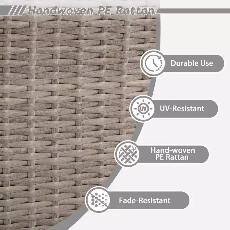 UPTIOT Ensemble de 5 chaises de jardin pour extérieur