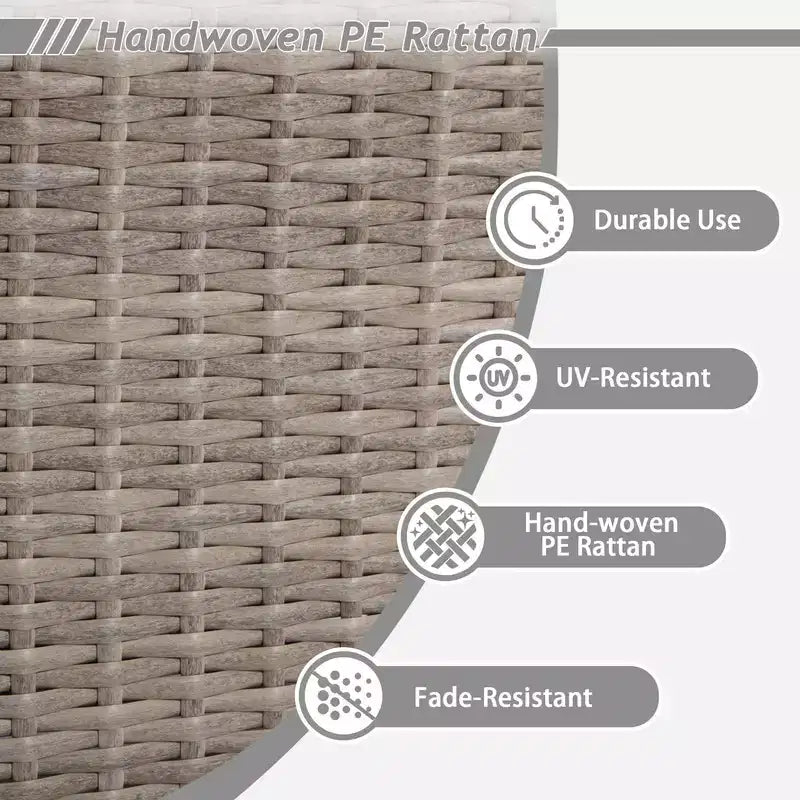 UPTIOT Ensemble de 5 chaises de jardin pour extérieur