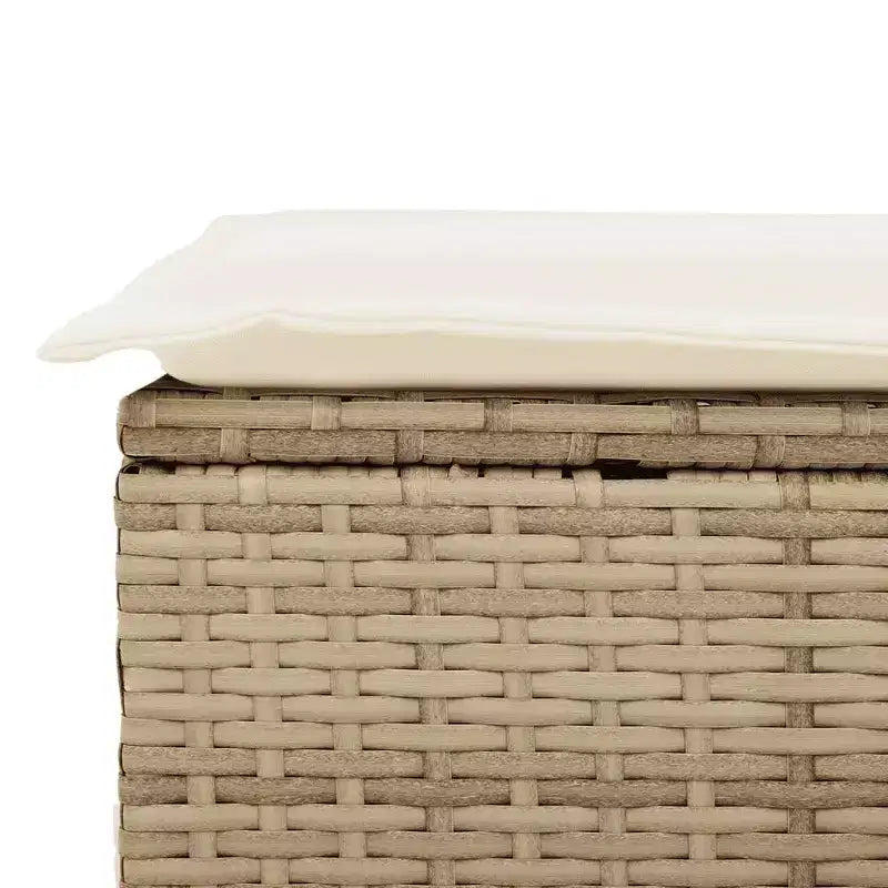 vidaXL Salon de jardin avec coussins, 12 pièces, résine tressée