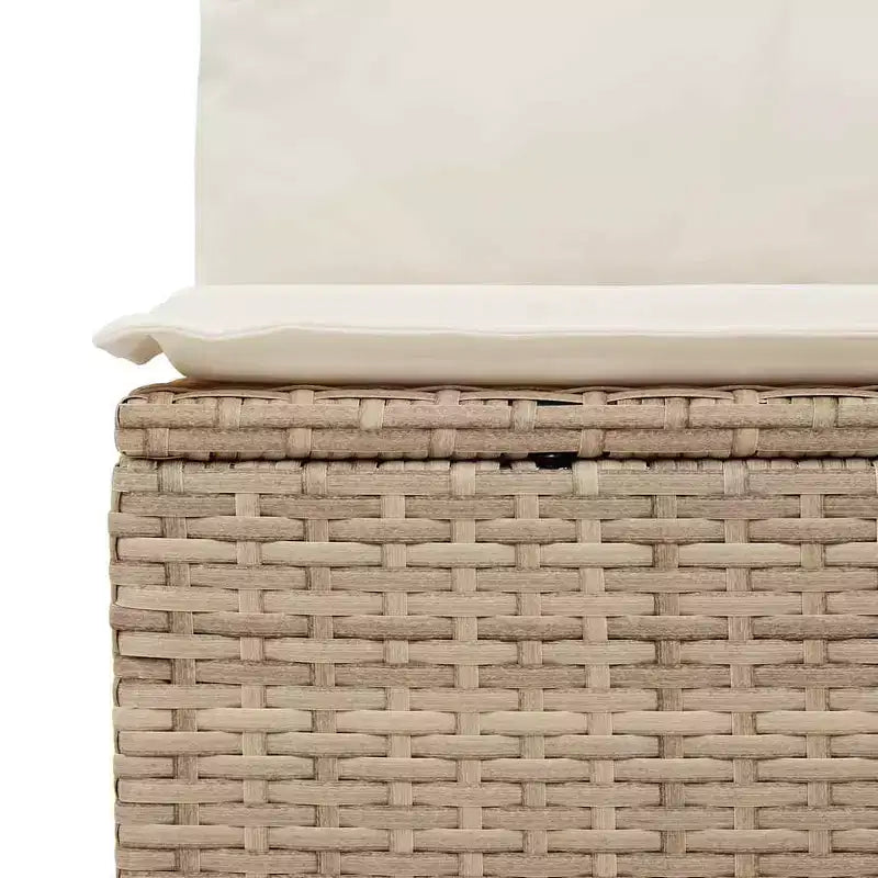 vidaXL Salon de jardin 11 pièces avec coussins, en résine tressée, plusieurs coloris