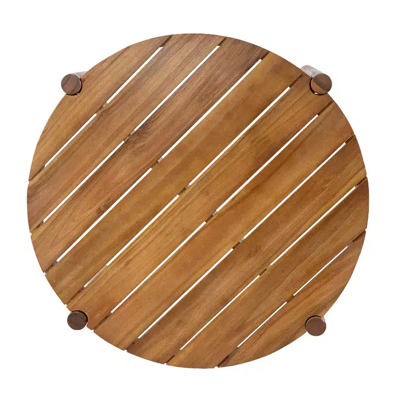 Christopher Knight Home Adalyn Ensemble de 4 pièces de sièges d'extérieur en bois d'acacia avec table et coussins