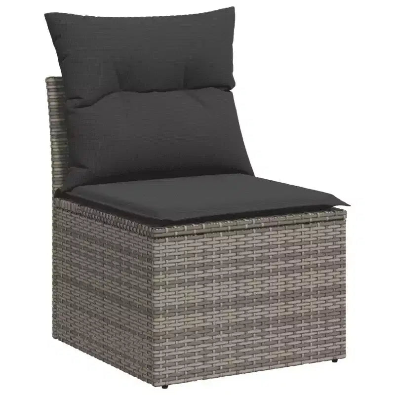vidaXL Salon de jardin avec coussins et table en différents coloris