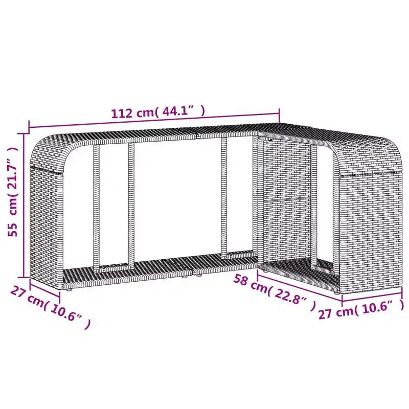 vidaXL Salon de jardin modulaire avec coussins en différentes couleurs