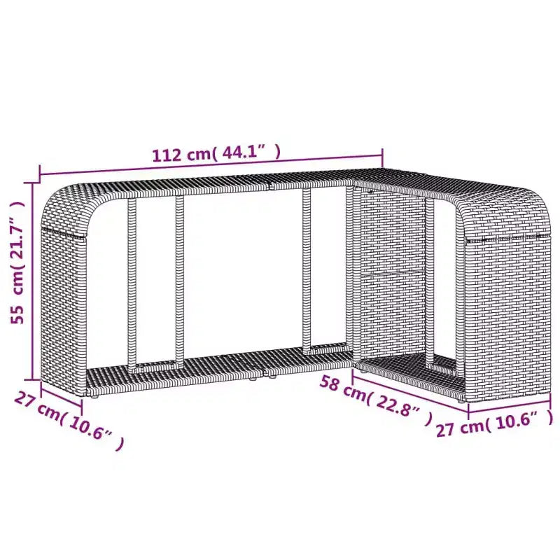 vidaXL Salon de jardin modulaire avec coussins en différentes couleurs