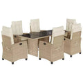 vidaXL Patio Dining Set with Cushions in Various Colors