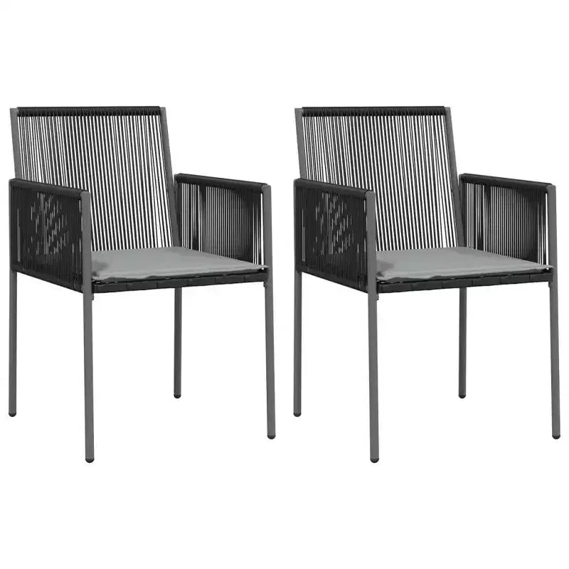 vidaXL Ensemble repas de jardin en résine tressée avec coussins - Moderne et