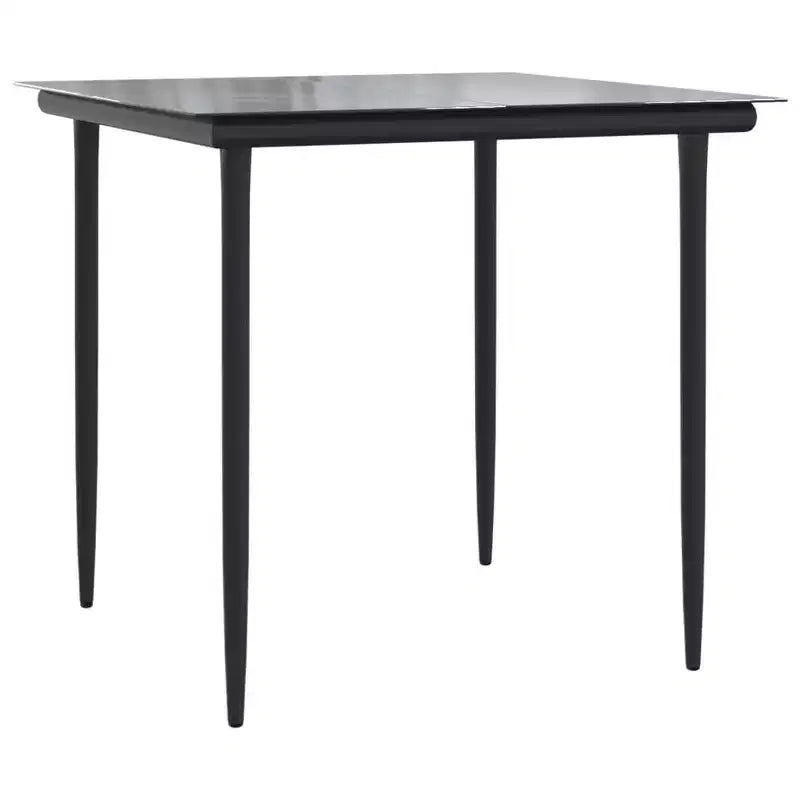 vidaXL Ensemble repas de jardin en résine tressée avec coussins - Moderne et