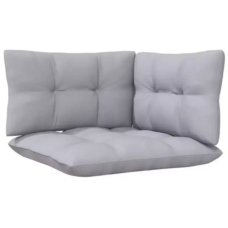 vidaXL Salon de jardin en pin massif avec coussins, multicolore