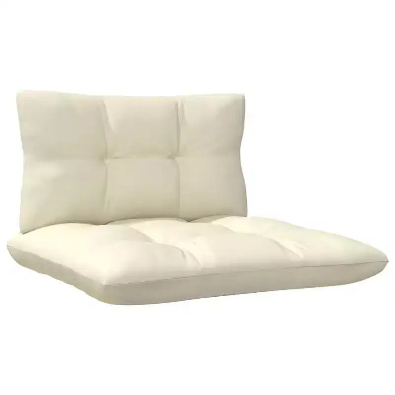 vidaXL Salon de jardin en pin massif avec coussins, multicolore