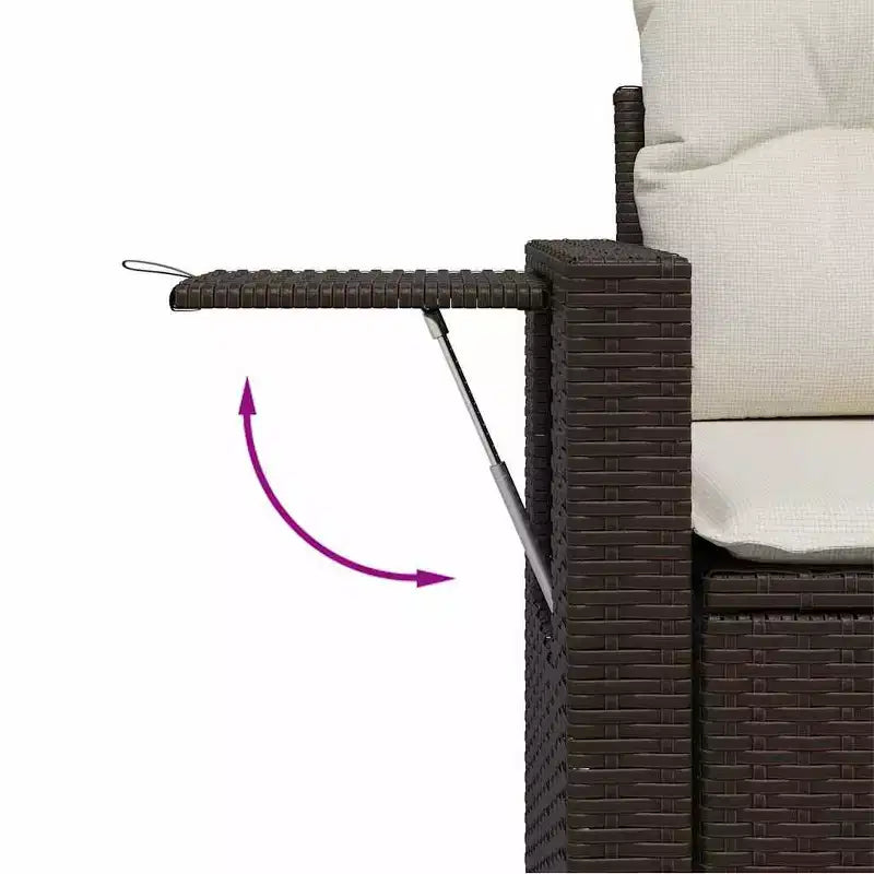 vidaXL Ensemble de canapé de jardin modulable avec coussins de différentes couleurs