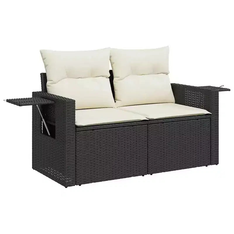 vidaXL Ensemble de canapé de jardin modulable avec coussins de différentes couleurs