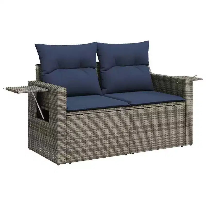 vidaXL Ensemble de canapé de jardin modulable avec coussins de différentes couleurs