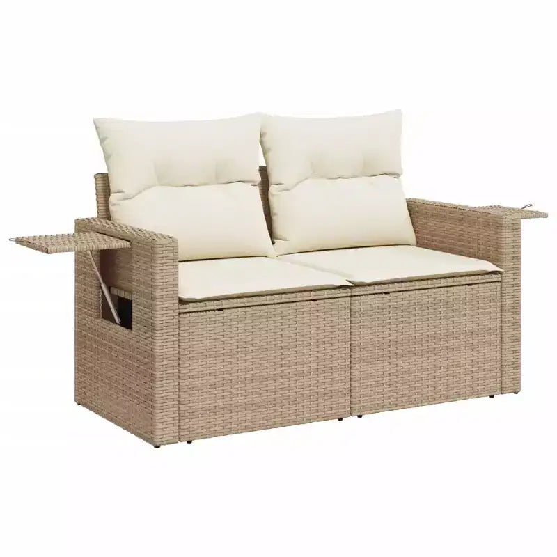 vidaXL Ensemble de canapé de jardin modulable avec coussins de différentes couleurs