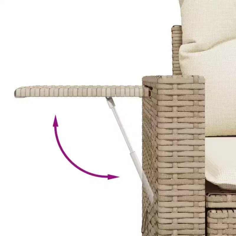 vidaXL Ensemble de canapé de jardin modulable avec coussins de différentes couleurs