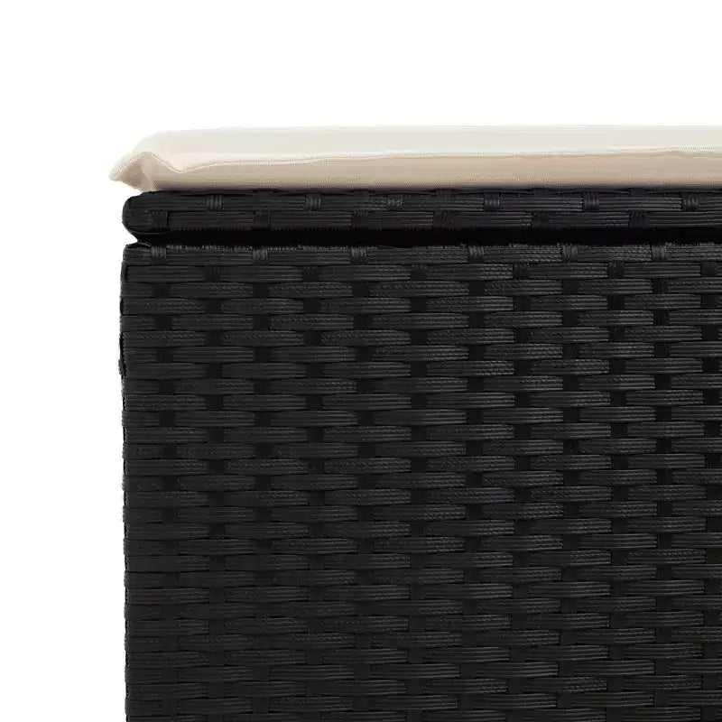 vidaXL Salon de jardin en rotin synthétique
