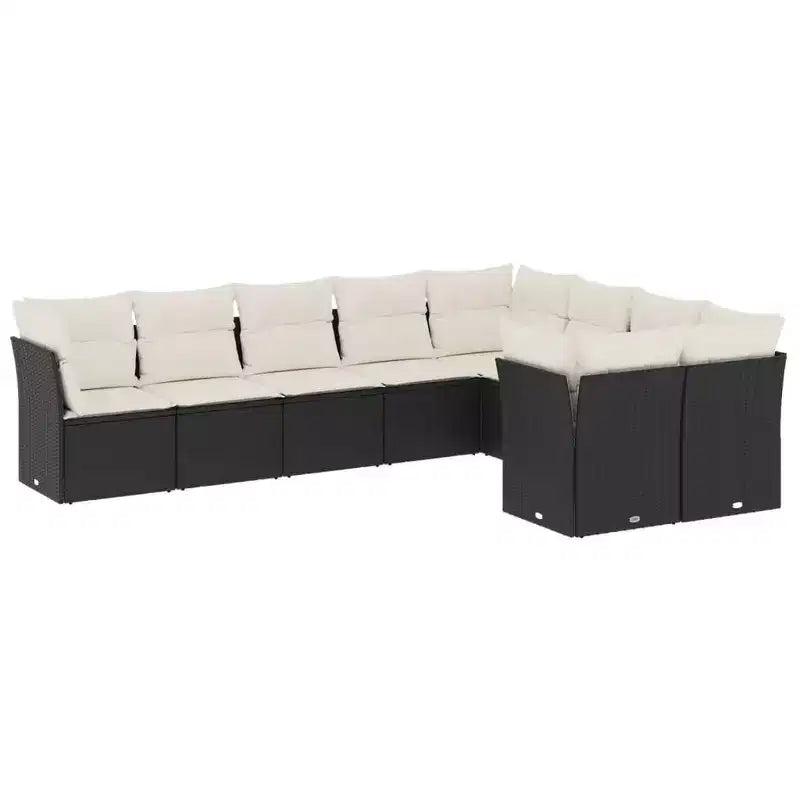 vidaXL Garden Sofa Set PE Rattan Large Modular Garden Sofa Set