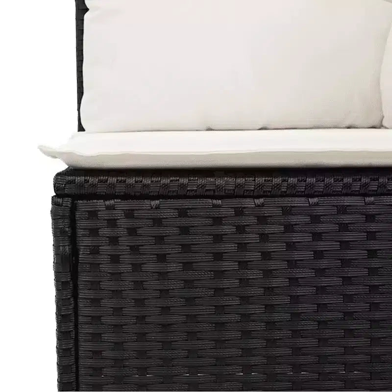 vidaXL Ensemble de canapés de jardin modulaires en rotin synthétique avec coussins
