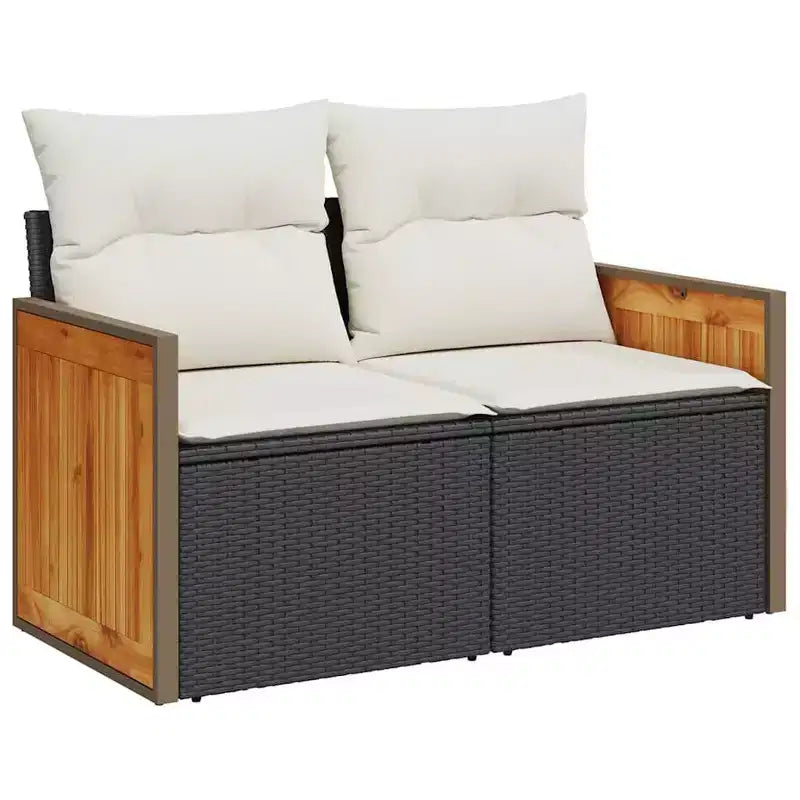 vidaXL Salon de jardin modulaire avec coussins en plusieurs couleurs
