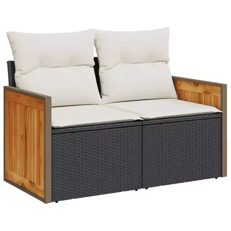 vidaXL Salon de jardin modulaire avec coussins en plusieurs couleurs