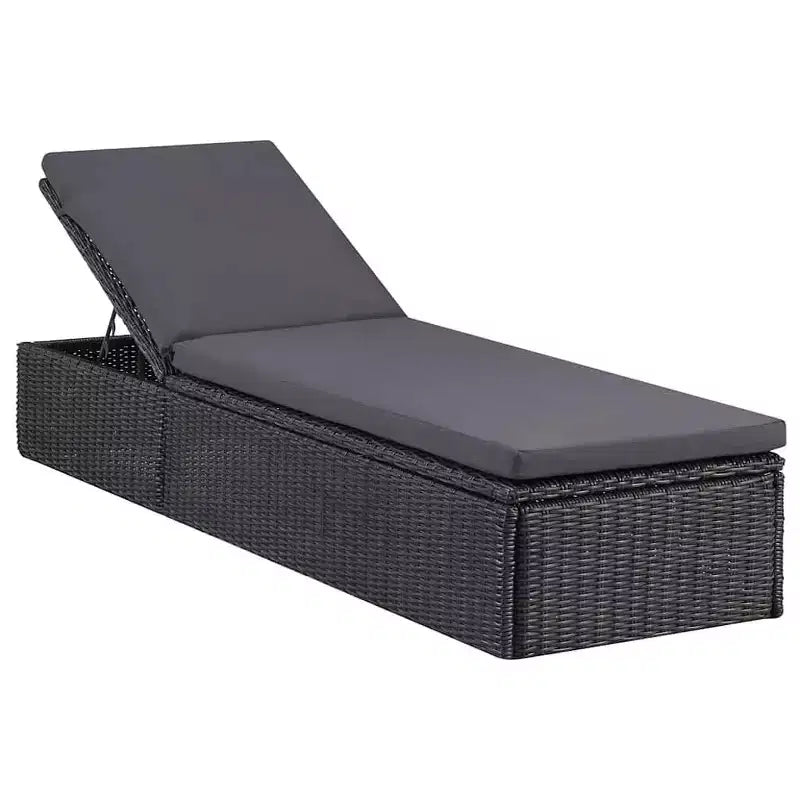 vidaXL Ensemble de salle à manger noir, gris foncé, grand en bois d'acacia massif
