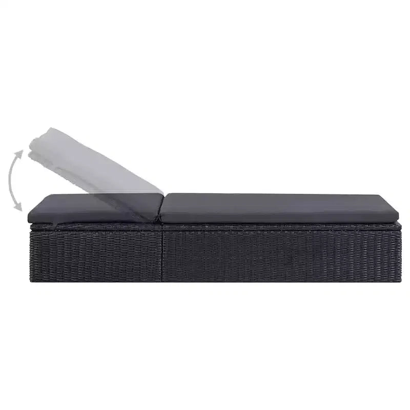 vidaXL Ensemble de salle à manger noir, gris foncé, grand en bois d'acacia massif